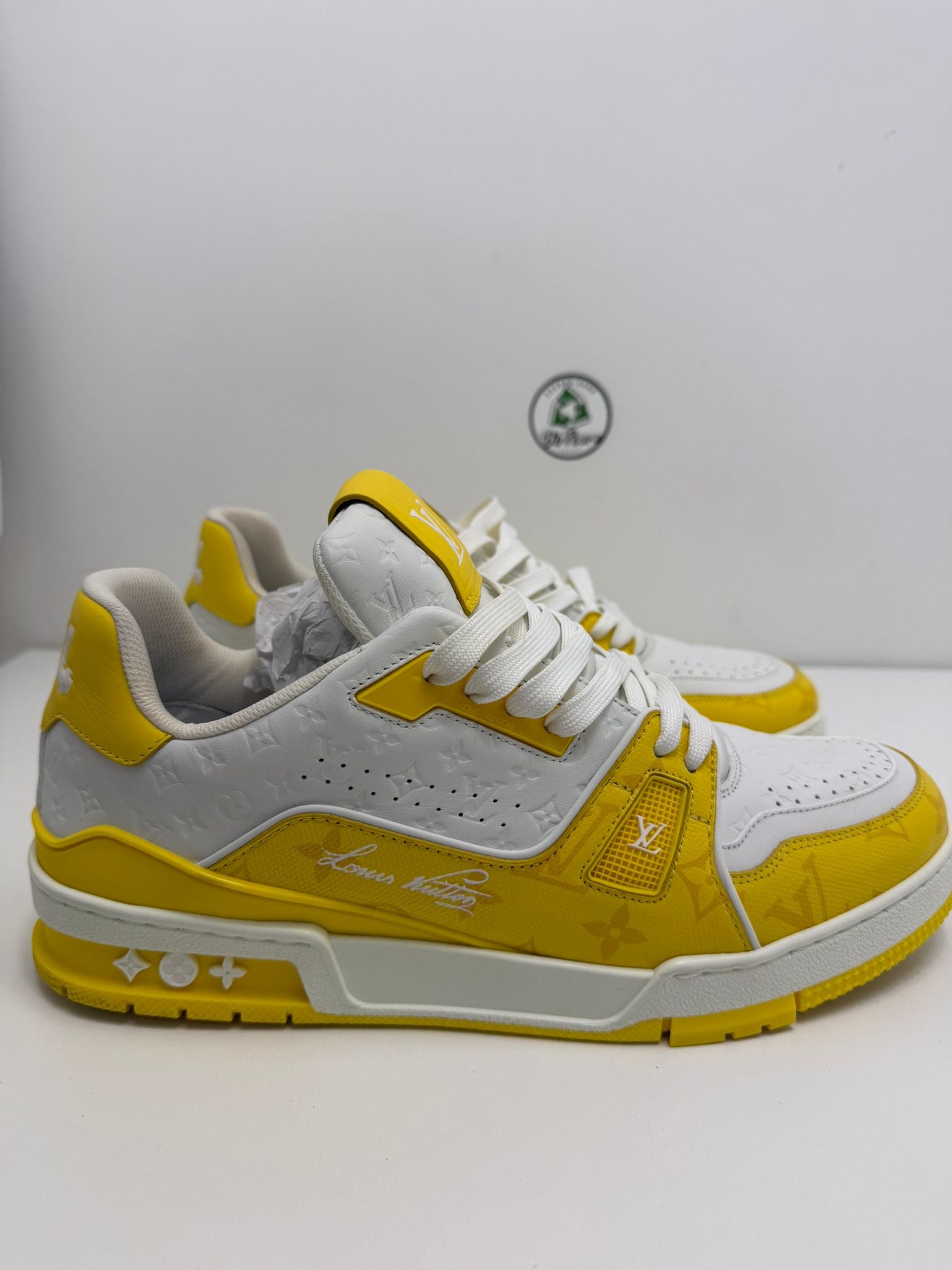 Louis Vuitton trainer giallo 43.5