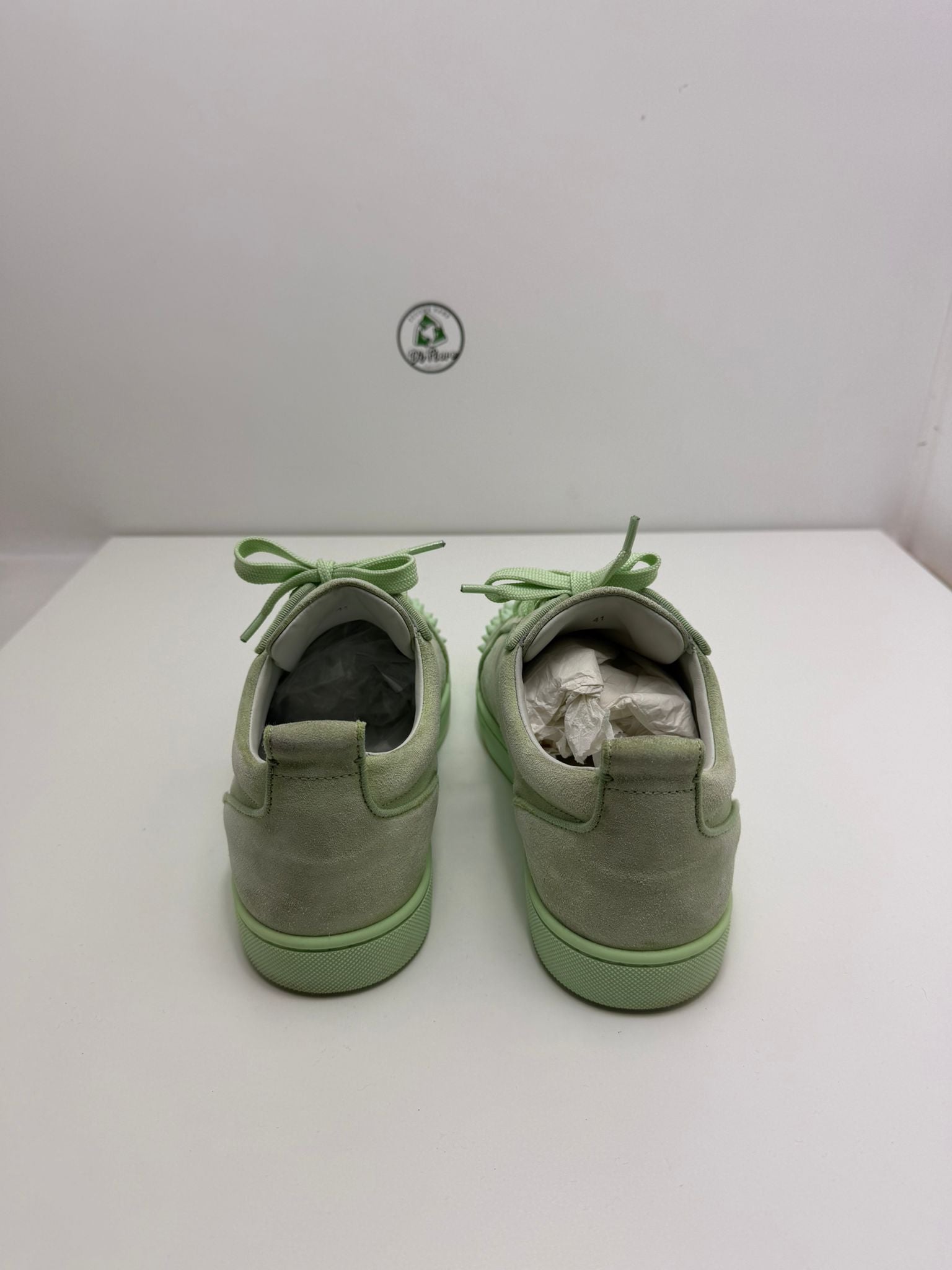 Christian Louboutin 41 basse verde chiaro