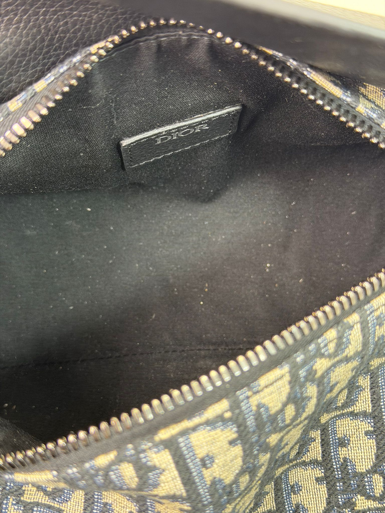 Tracolla Dior grigia e nera