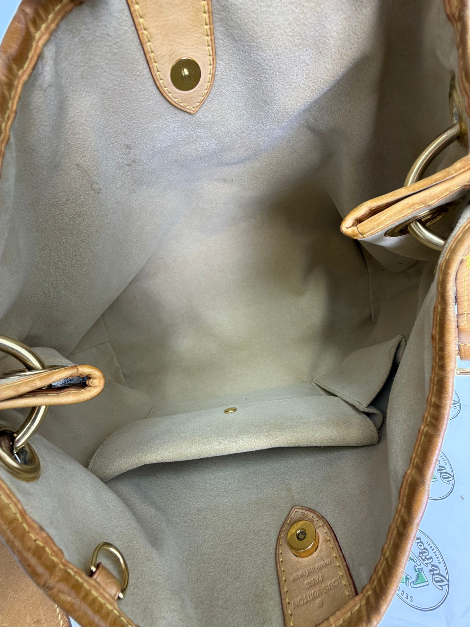 Louis Vuitton galliera bianca in cavavas damier