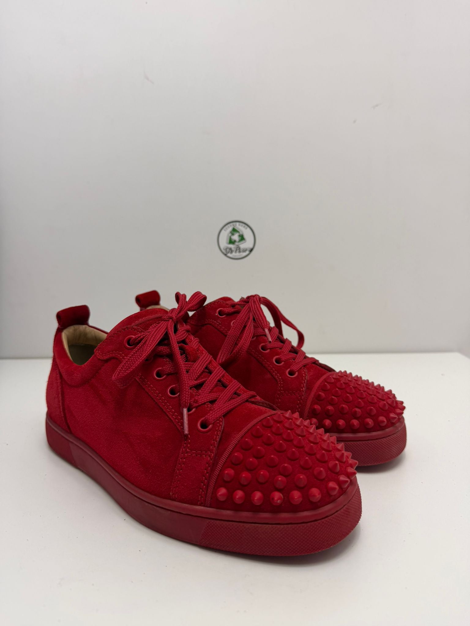 Christian Louboutin rossa in camoscio 39