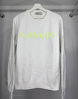 Felpa Lanvin Size M bianca e gialla