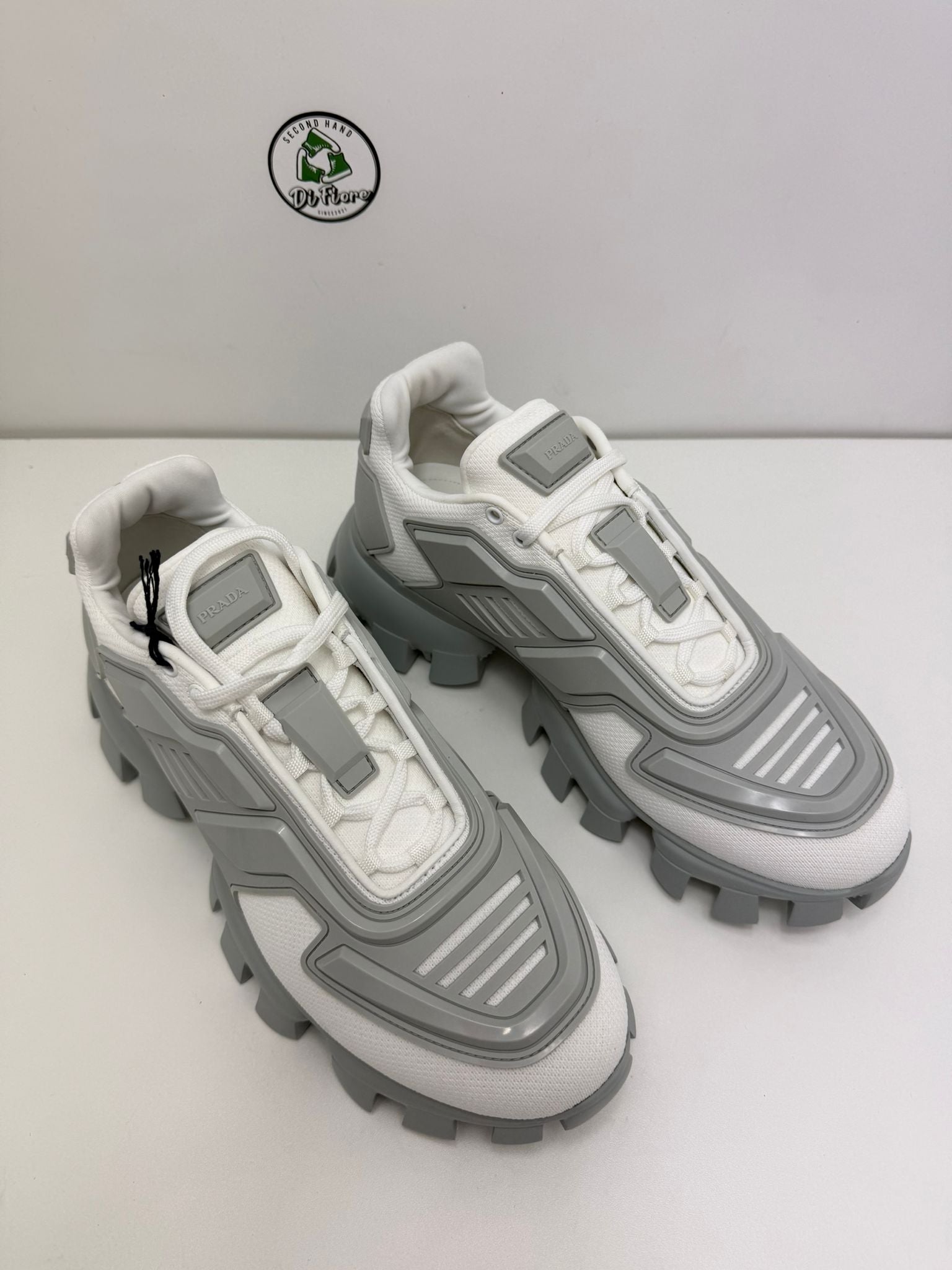 Prada Thunder bianca grigia 41.5