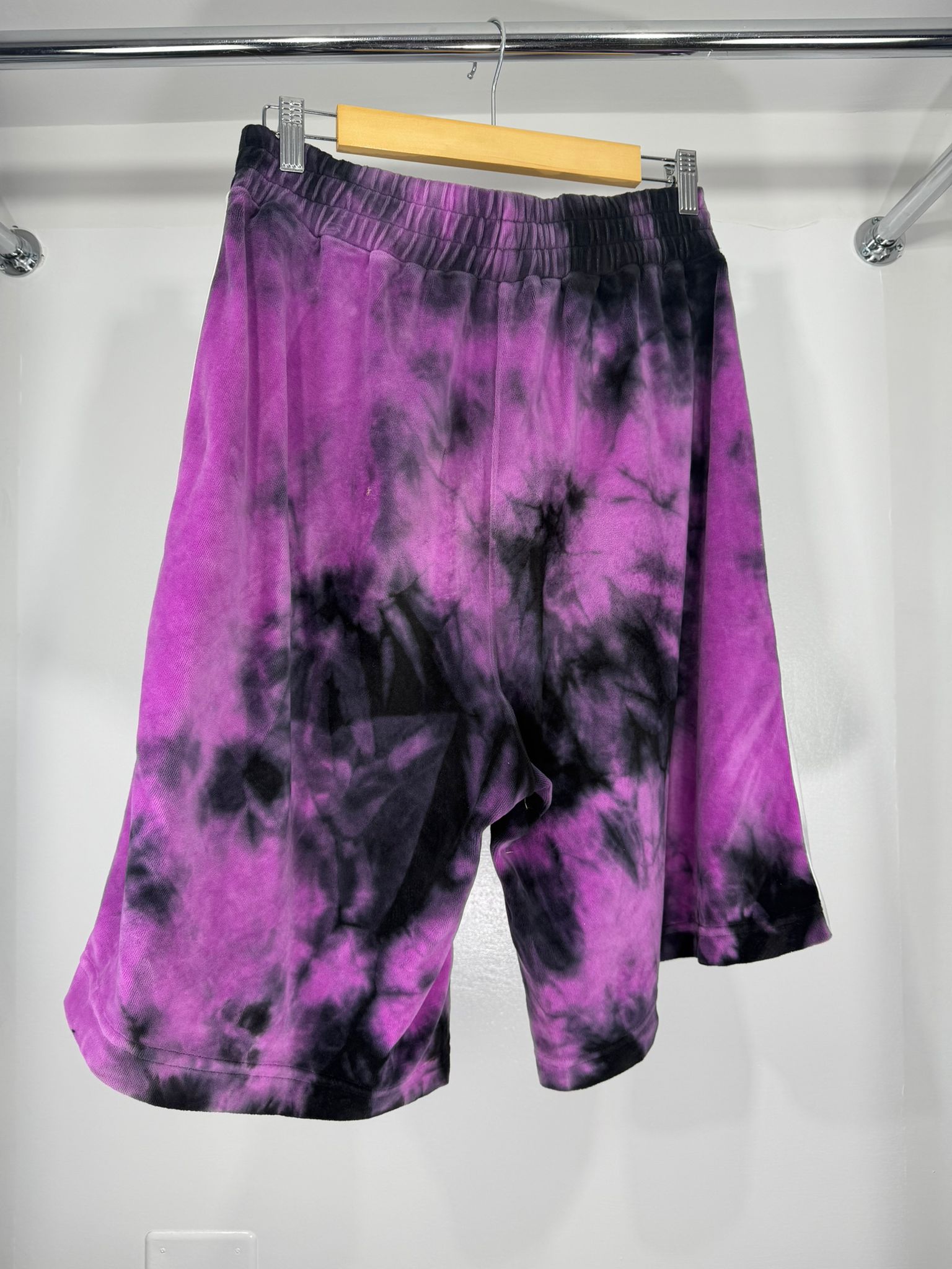 Pantalone corto Palm Angels Size L viola e nero