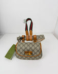 Marsupio Gucci beige in tela