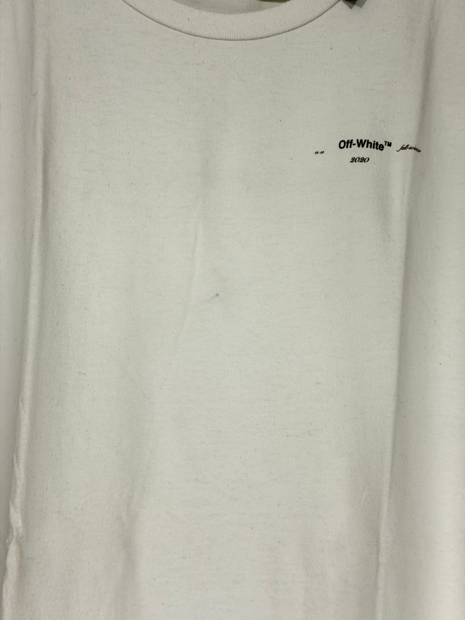 T-shirt off white Size XXL bianco