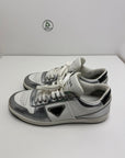 Prada Size 8.5=42.5 argento e bianca