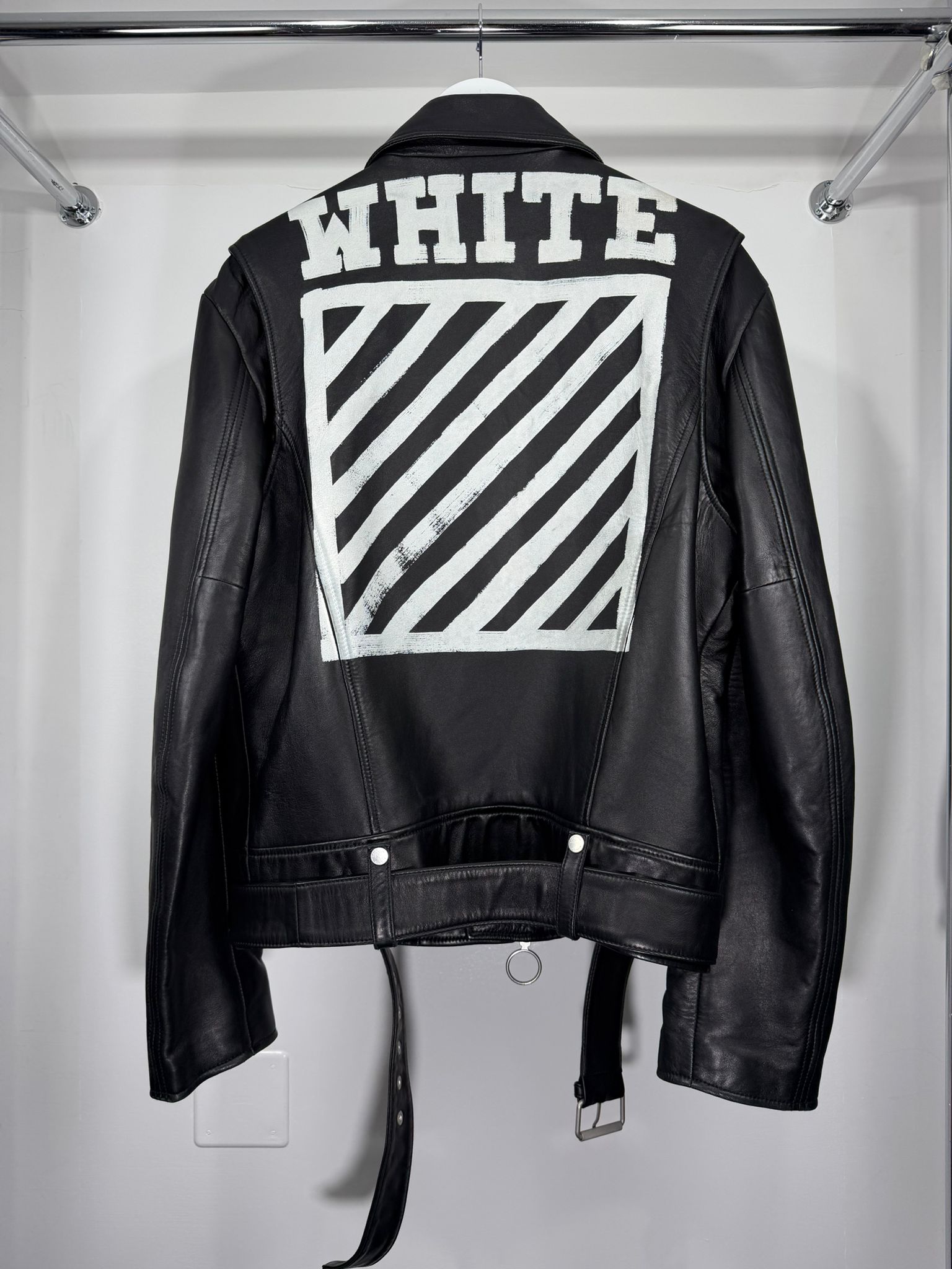 Giacca leggera Off white Size XL nera