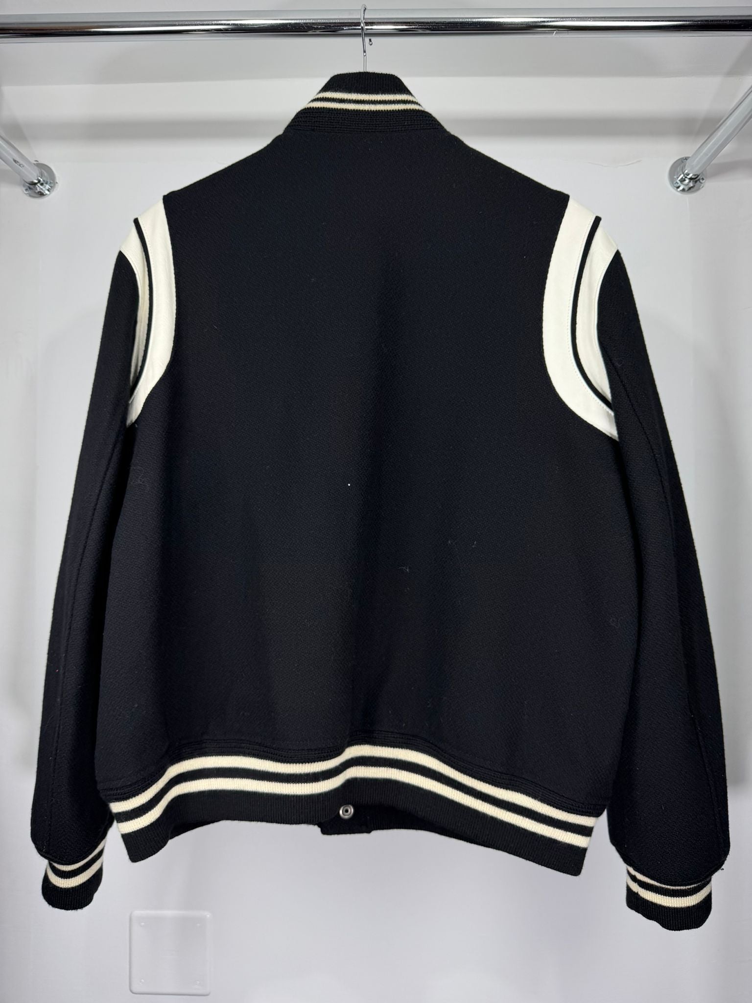 Giacca leggera Saint Laurent Size XLnera e bianca