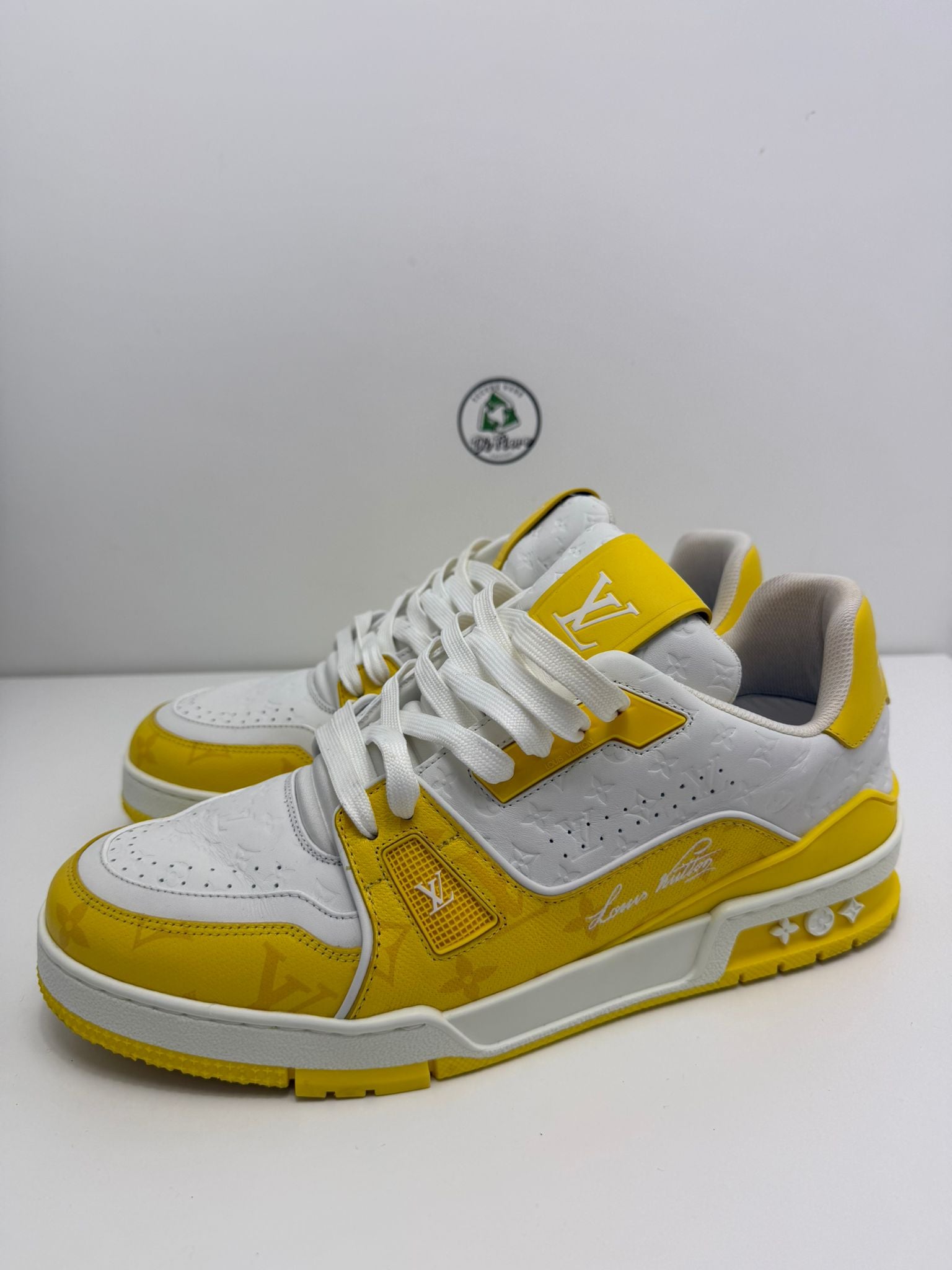 Louis Vuitton trainer giallo 43.5