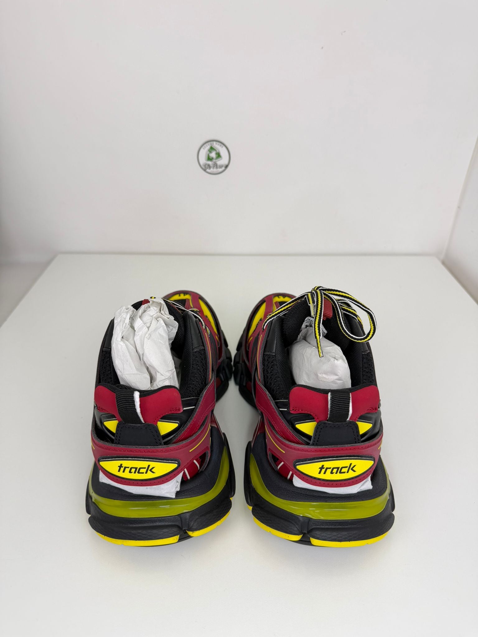Balenciaga track 41 rossa gialla e nera