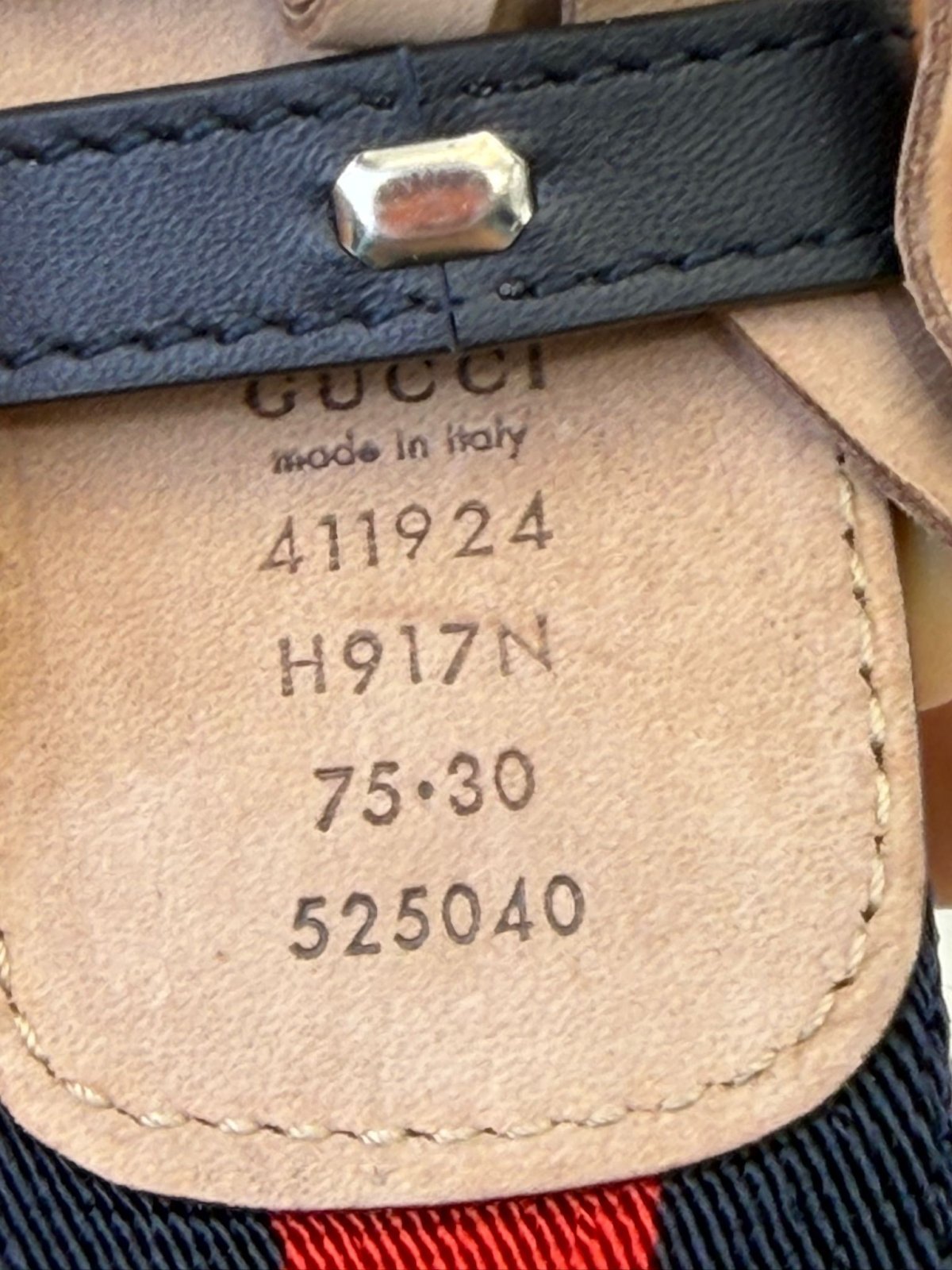 cinta Gucci misura 75 - Second Hand Di Fiore