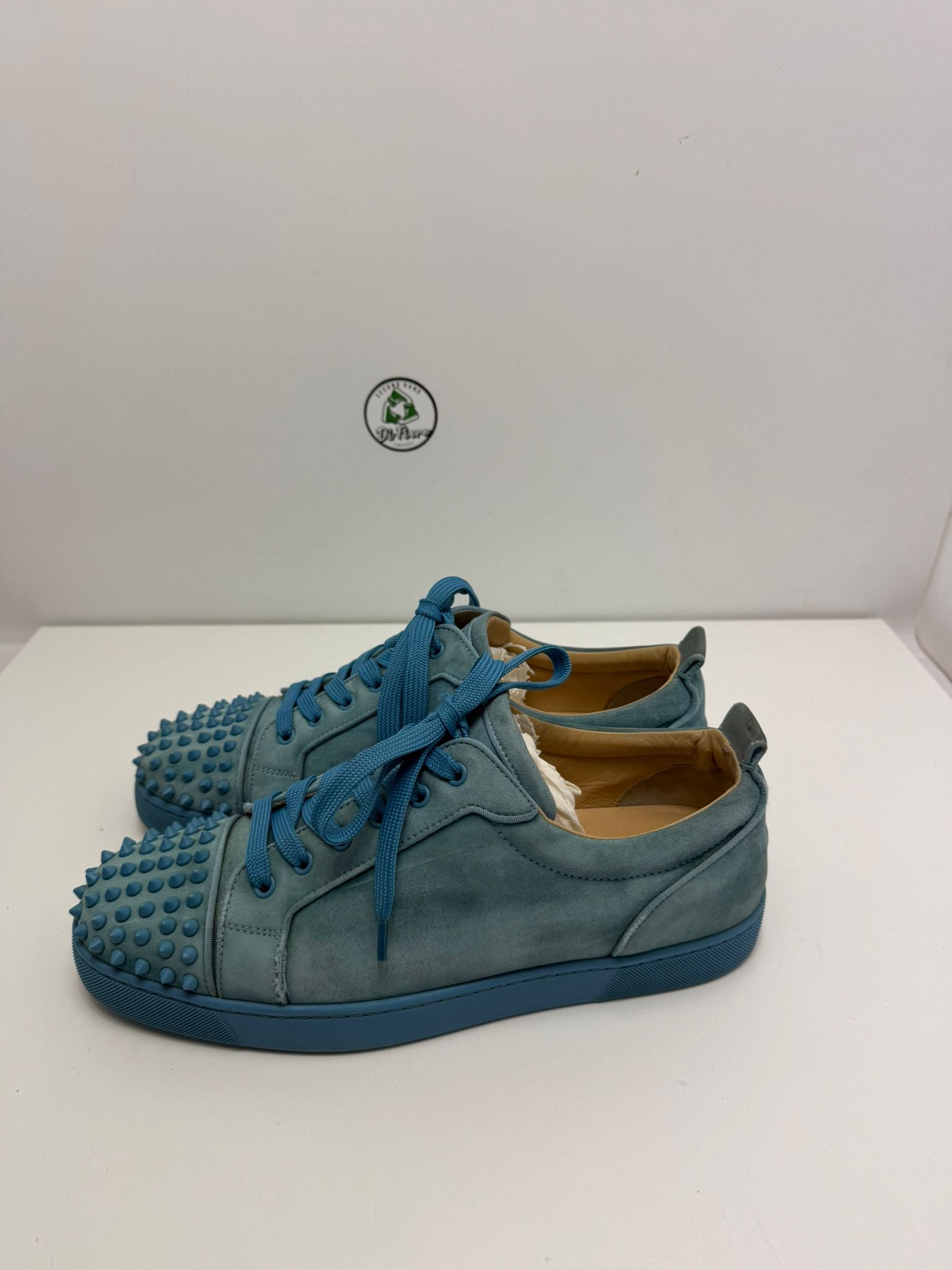 Christian Louboutin 45 basse azzurre