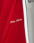 pantalone Palm Angels Size XXL rosso e bianco
