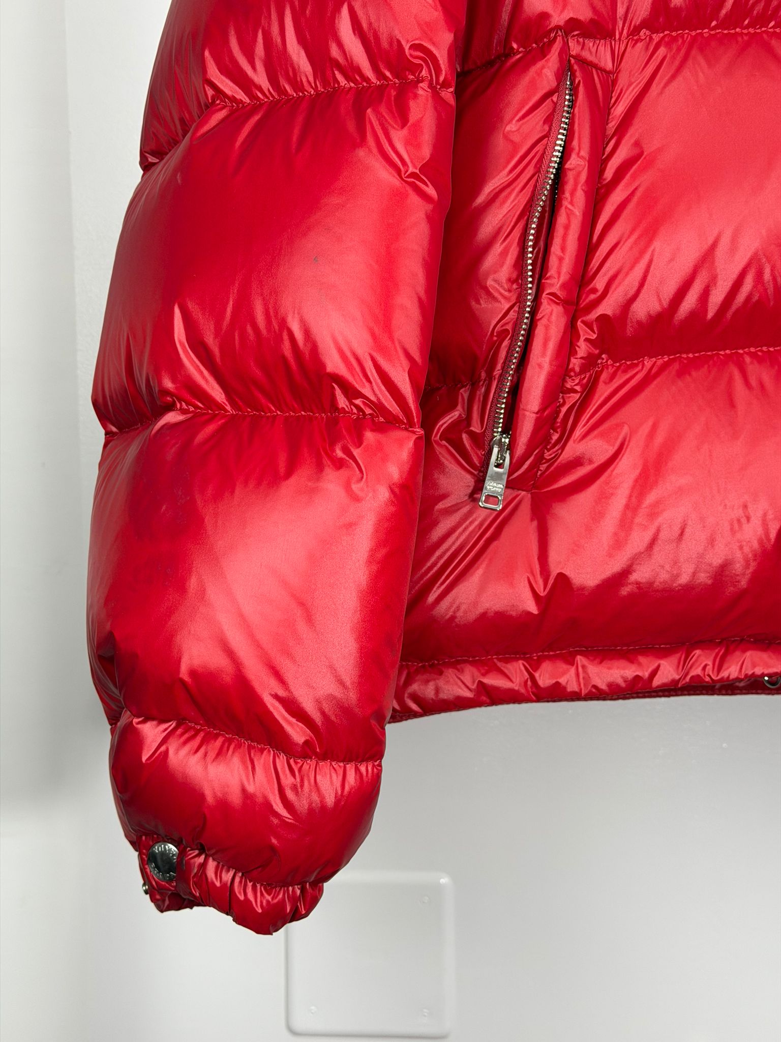 Prada giubbotto rosso taglia L