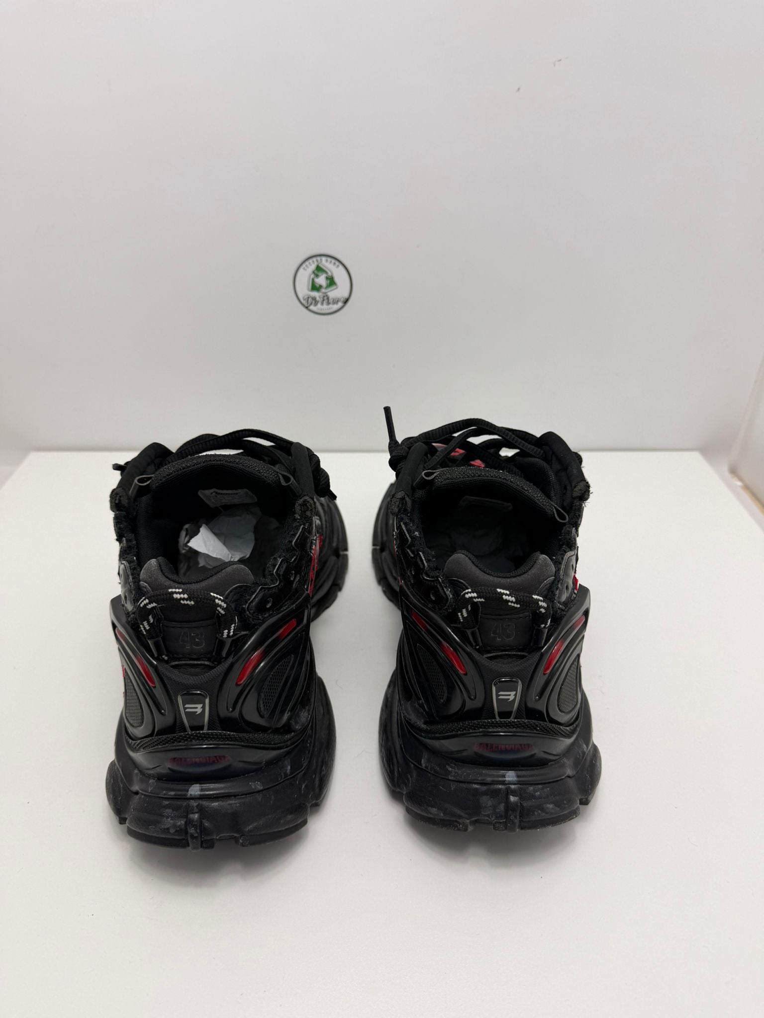 Balenciaga runner 43 nera e rosso