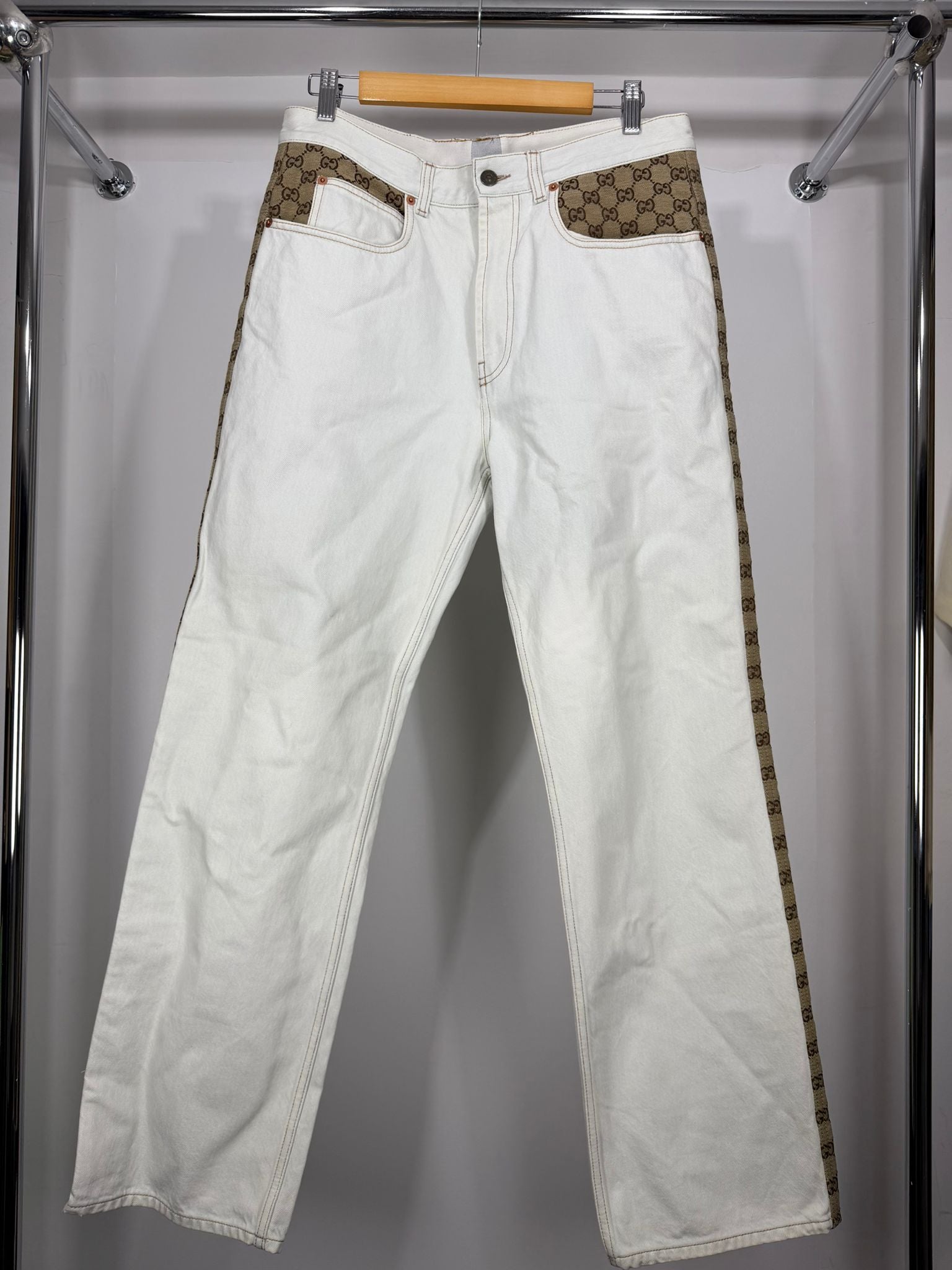 Completo Gucci bianco e marrone L