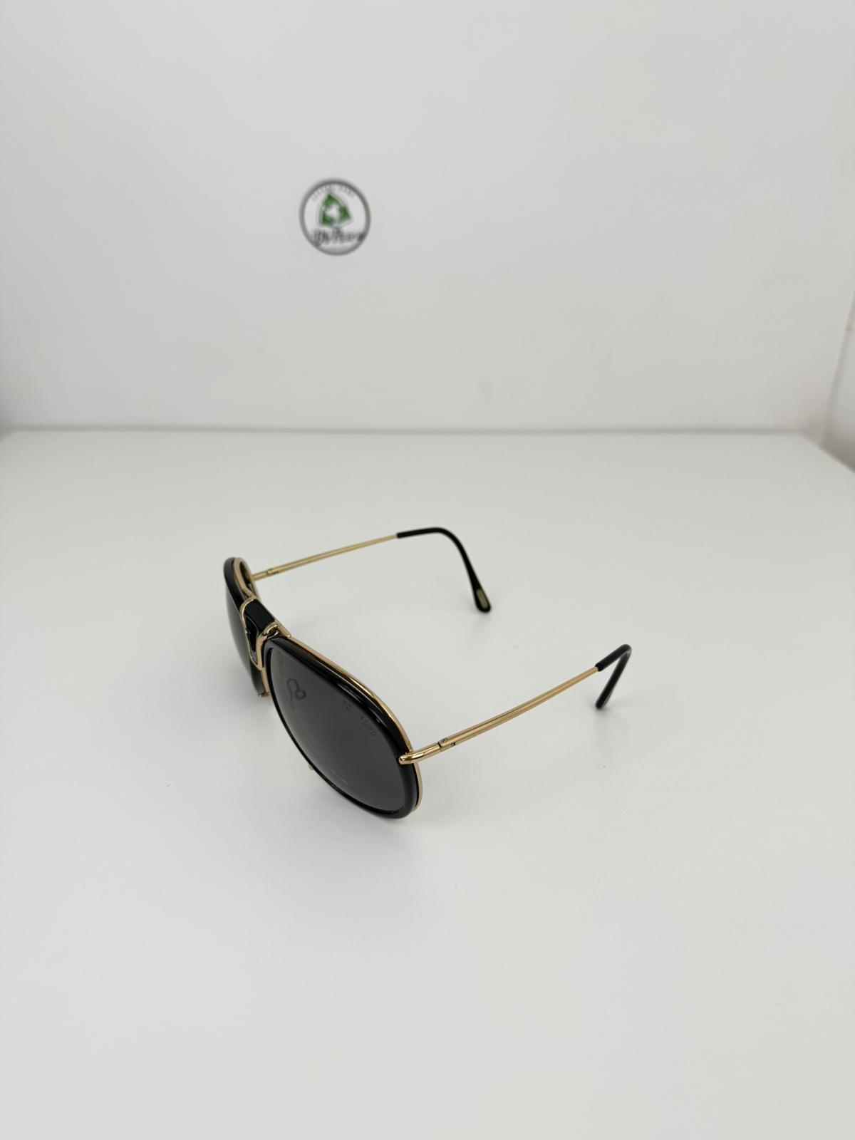 occhiali tom Ford neri e oro