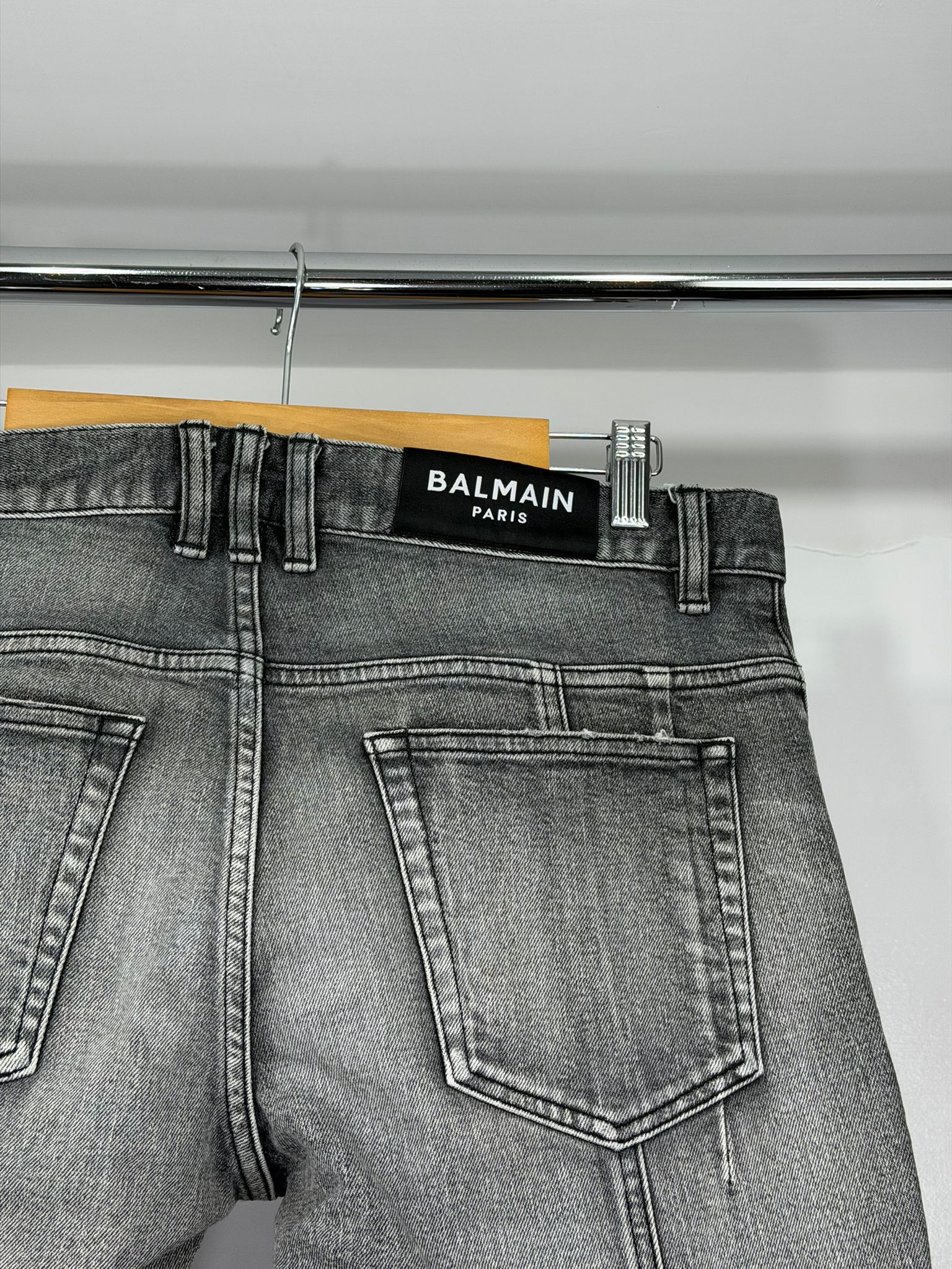 Jeans Balmain Size 46 grigio