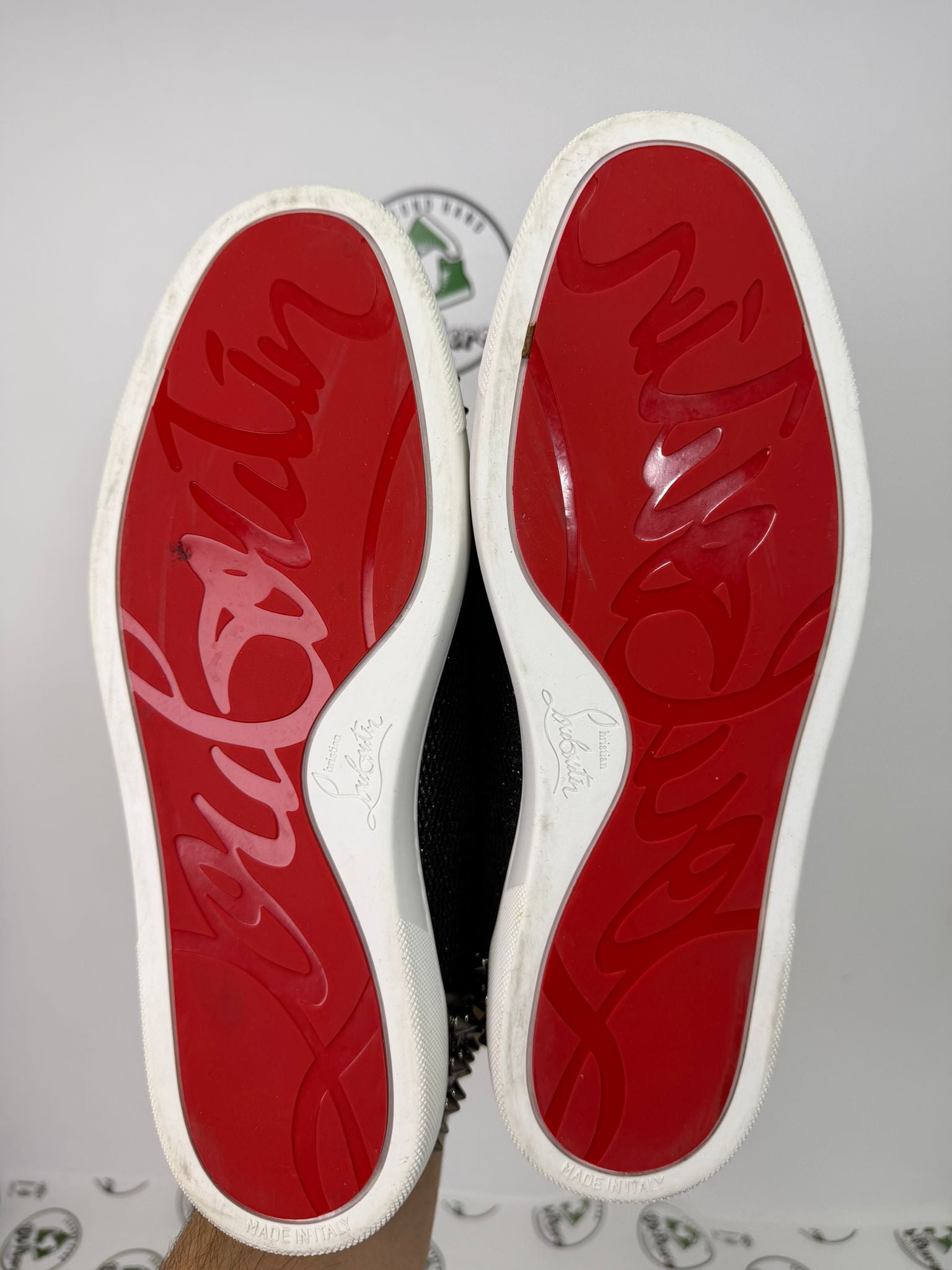 Christian Louboutin 41 basse nere e verdi