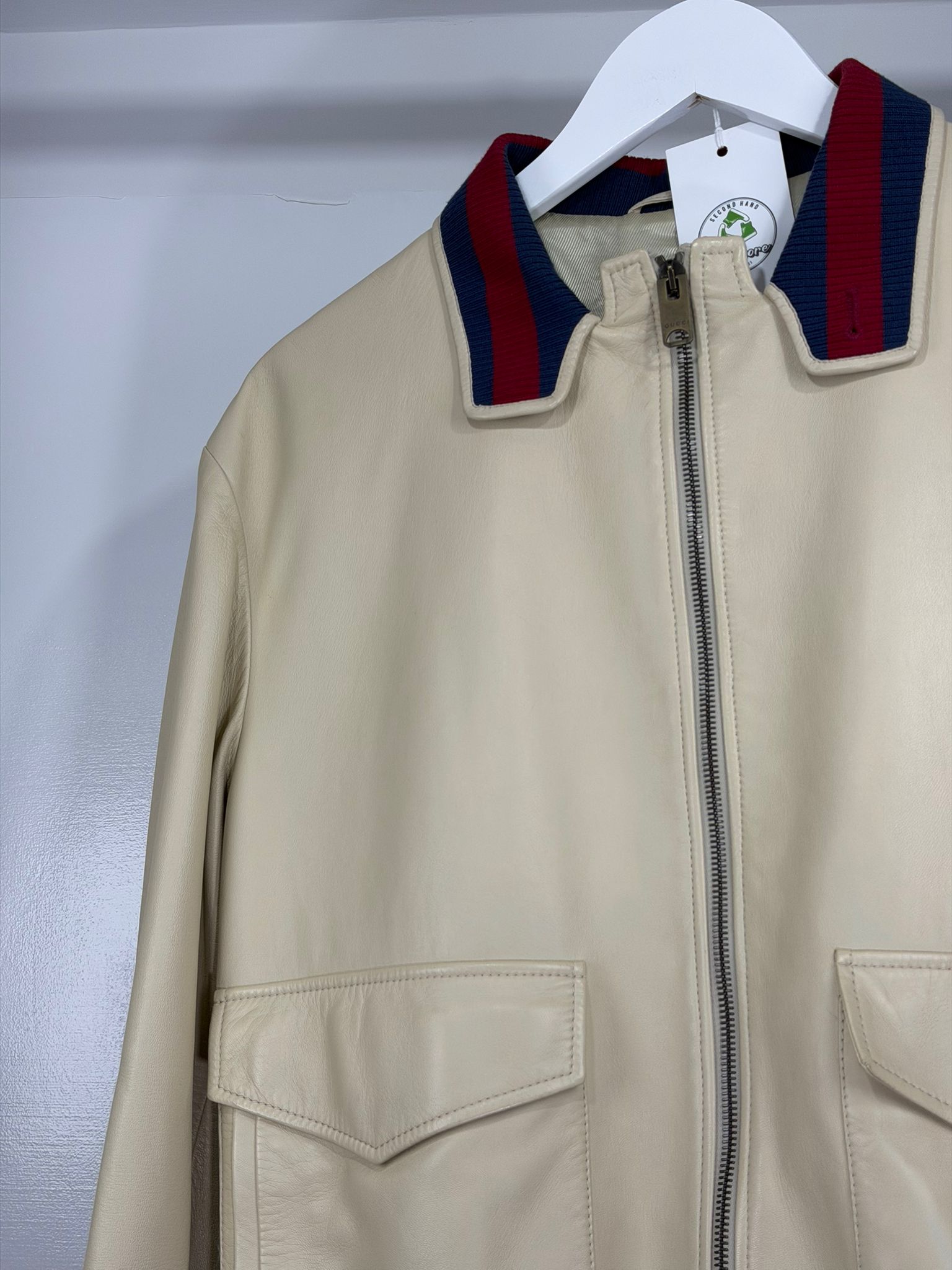 Giacca Gucci Size 44 beige blu e rosso