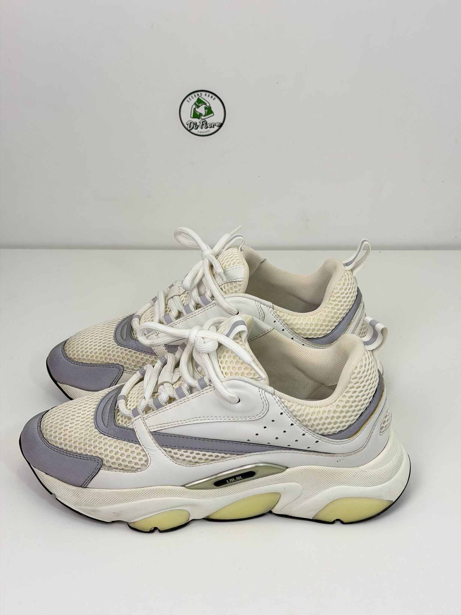 Dior b22 Size 40 bianca beige e grigia