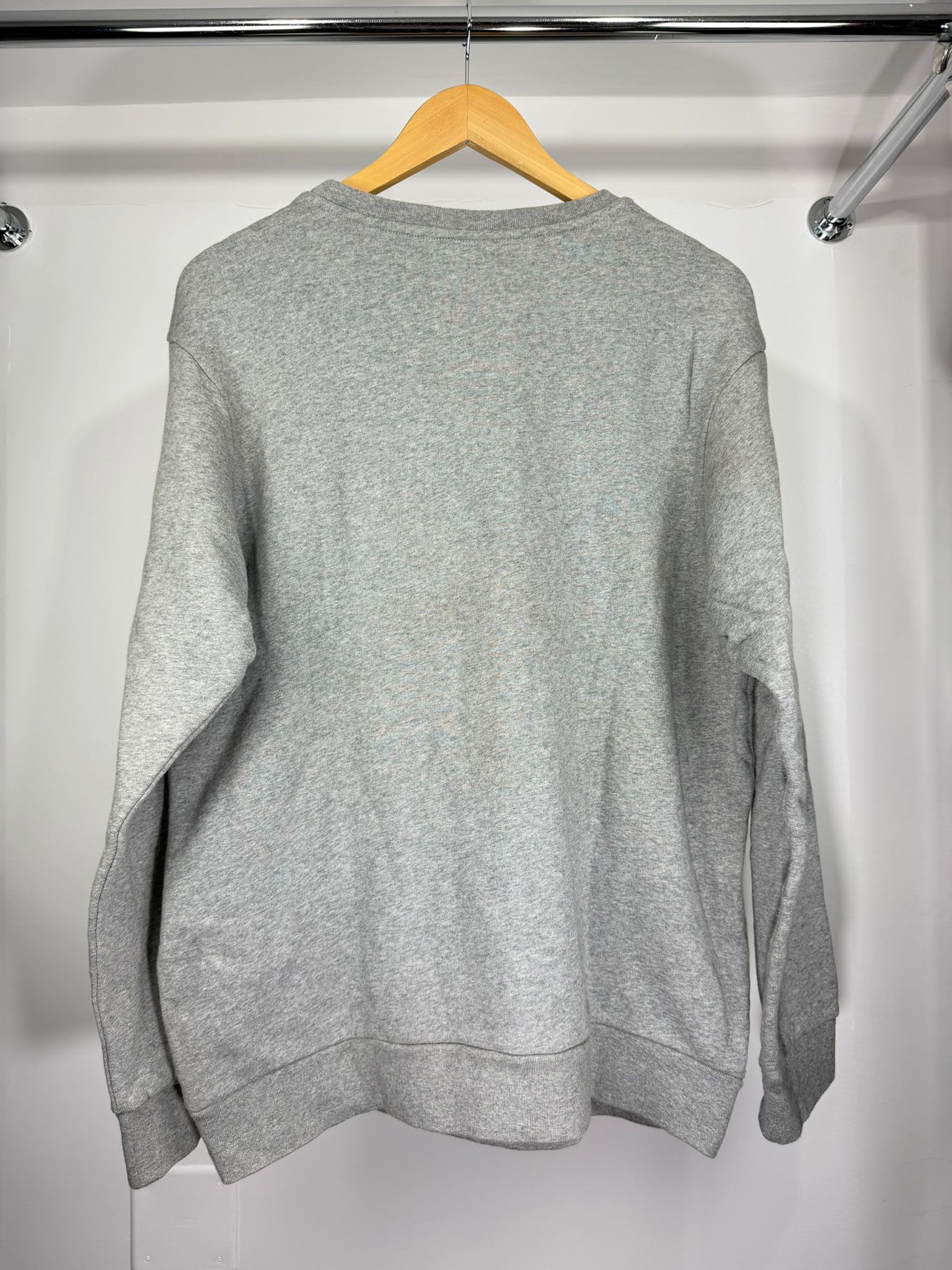 Felpa Palm Angels Size L grigia e gialla