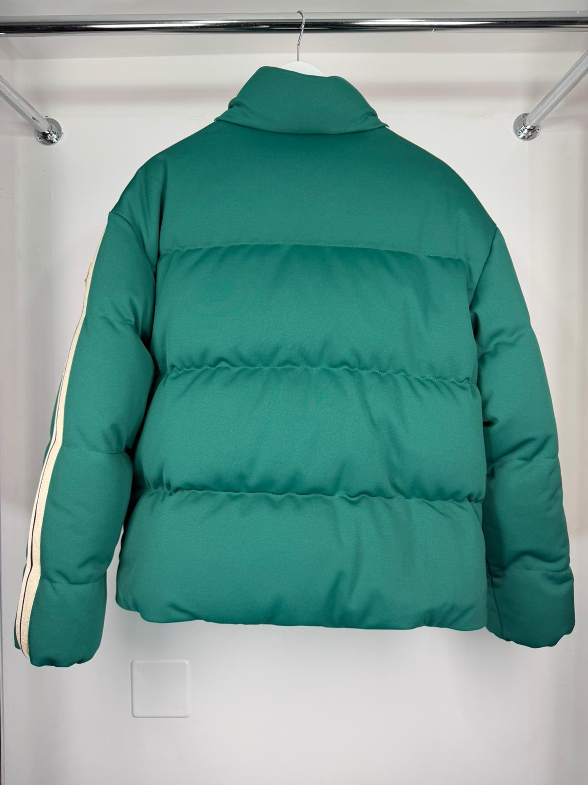 giubbotto Moncler X Palm angels Size 2=M verde e panna