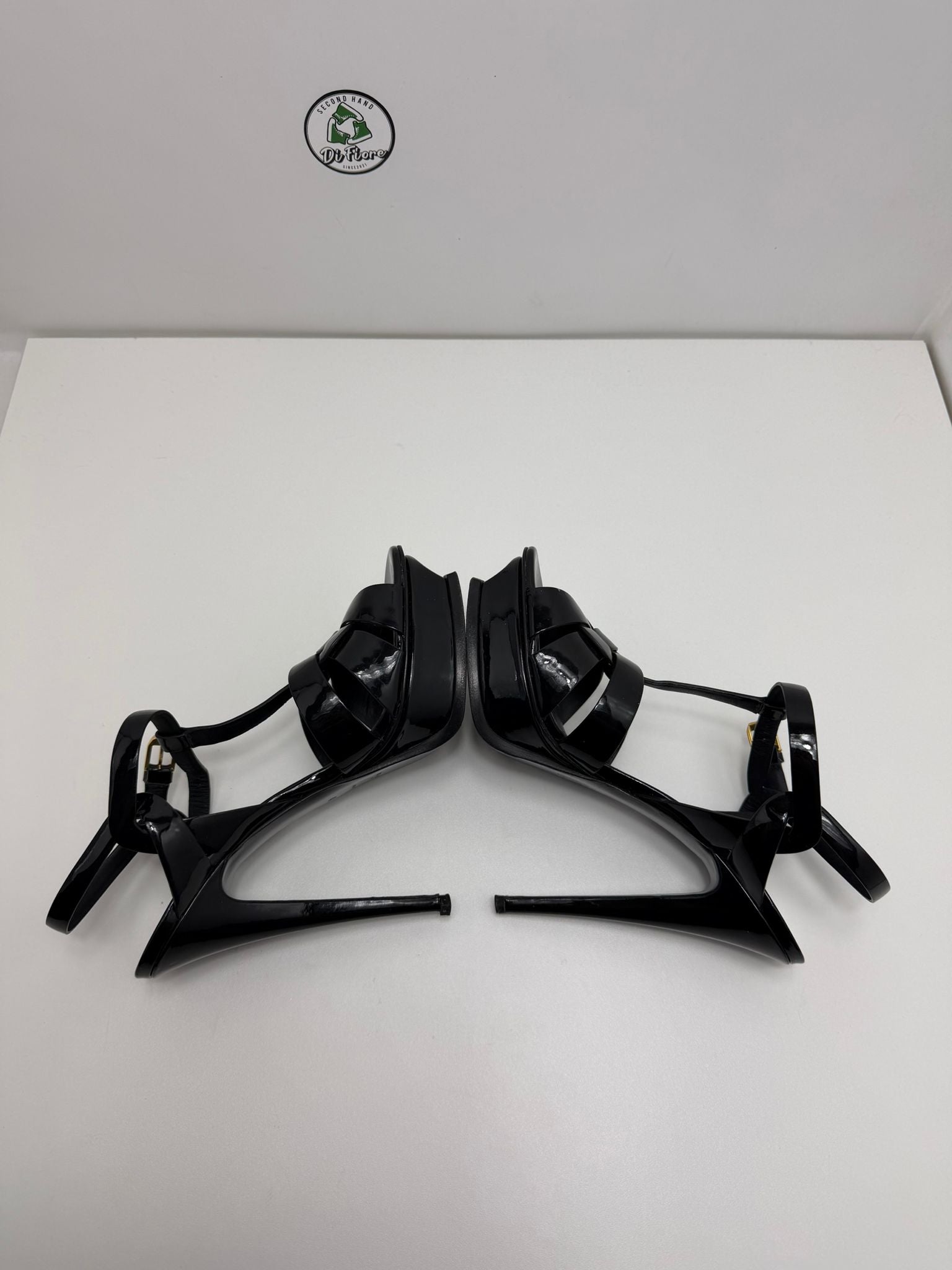 Tacco Saint Laurent Size 40 Nere