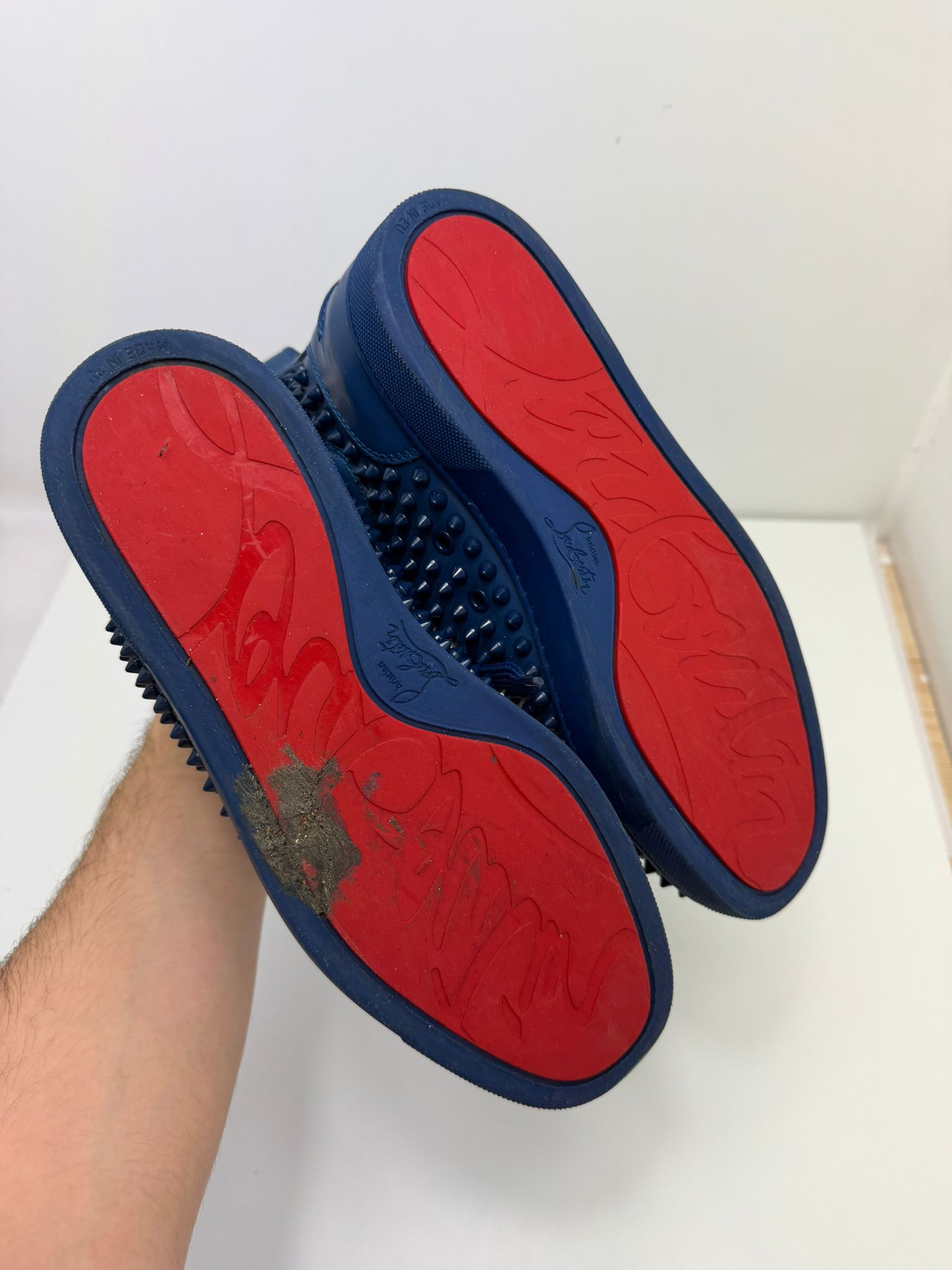 Christian Louboutin 40 blu alta