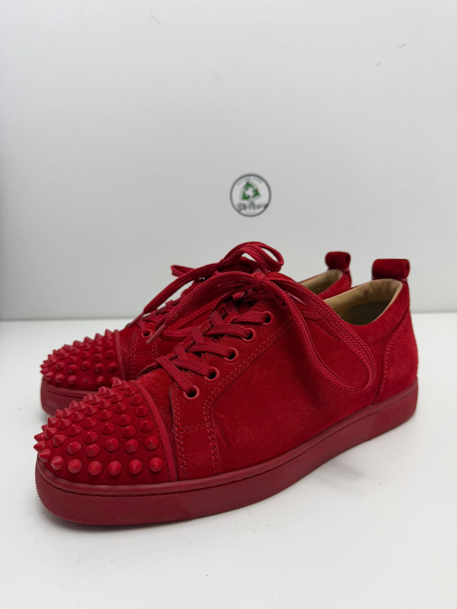 Christian Louboutin rossa in camoscio 39