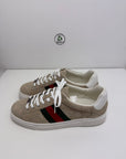 Gucci ace Size 9=43 marroncino verde e rossa