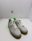 Christian Louboutin 42 basse  bianche e verde