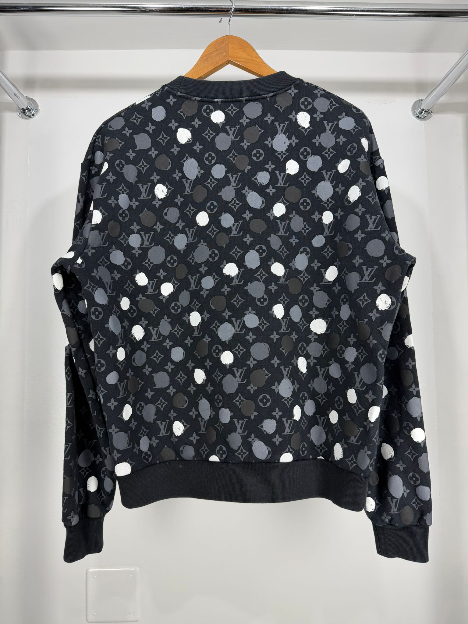 Felpa Louis Vuitton X kusama  grigia M