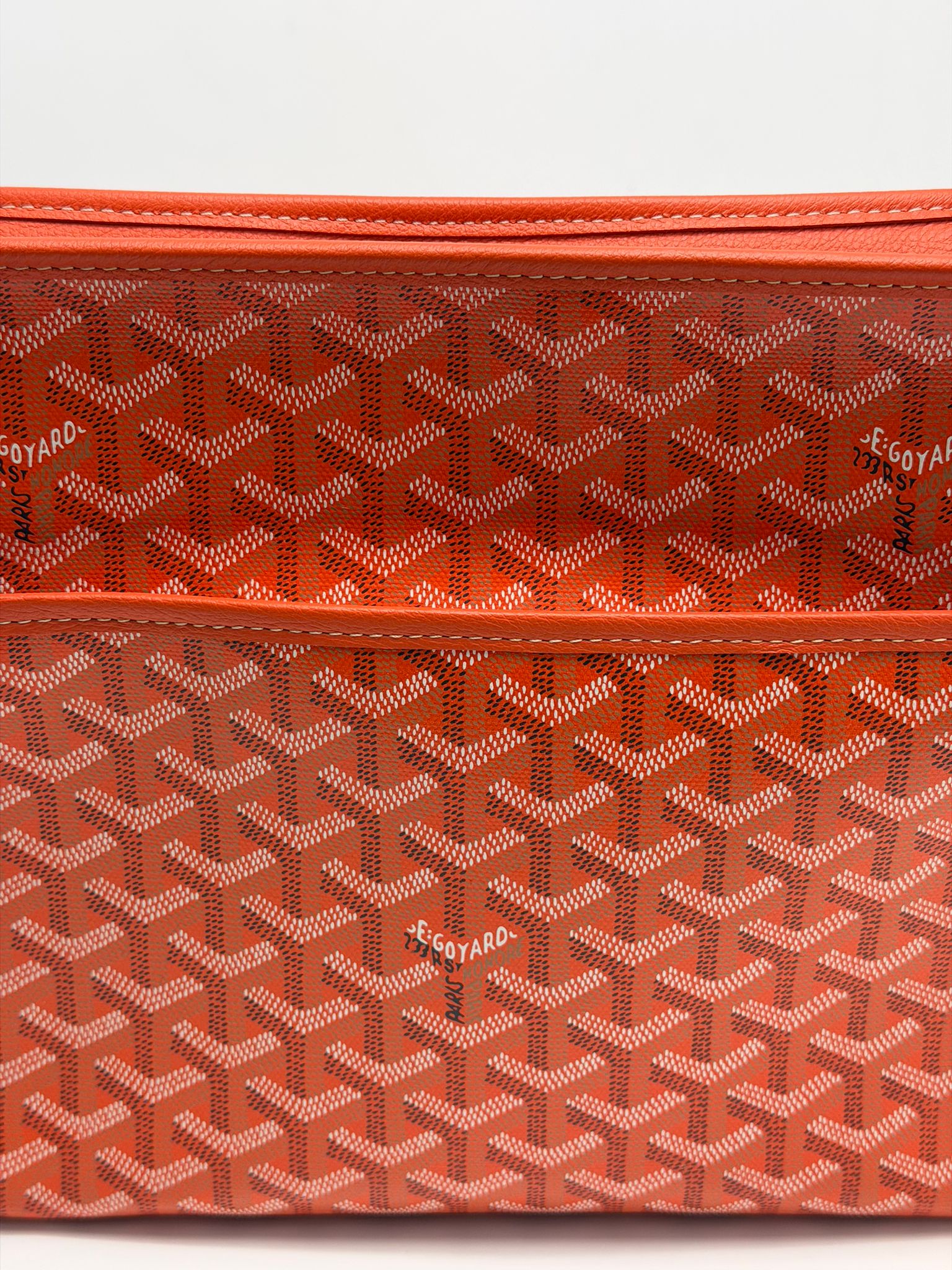 pochette Goyard misura GM verde