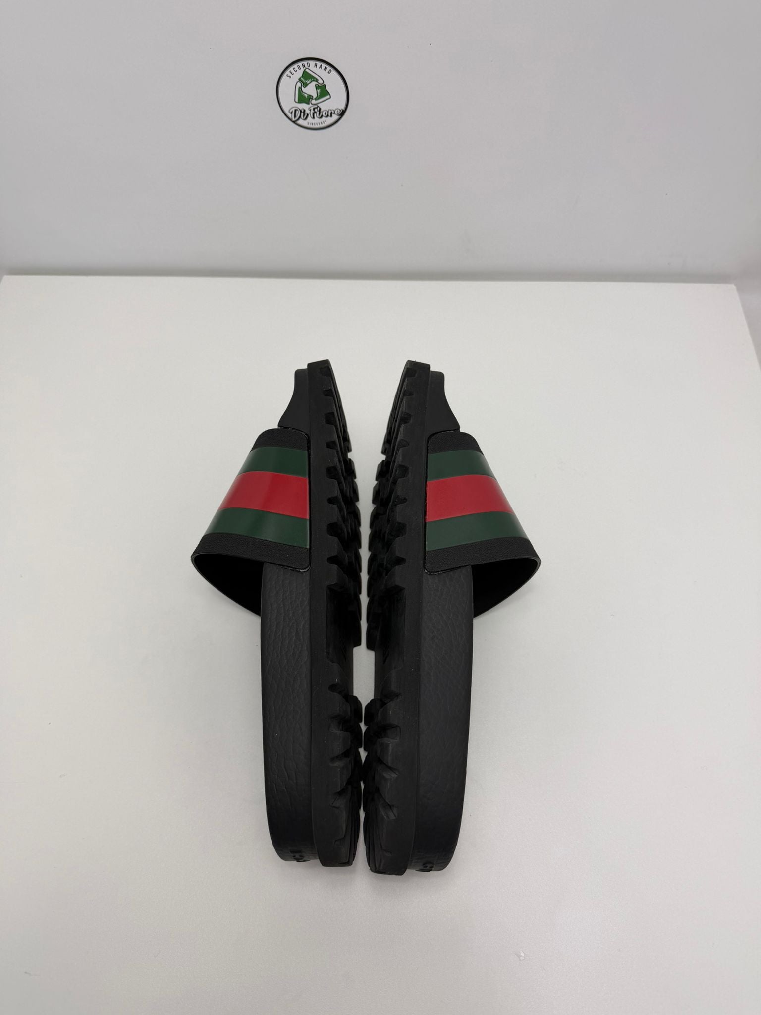 Gucci ace Size 6=40 nera verde e rossa