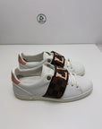 Louis Vuitton trainer size 40 bianca e marrone