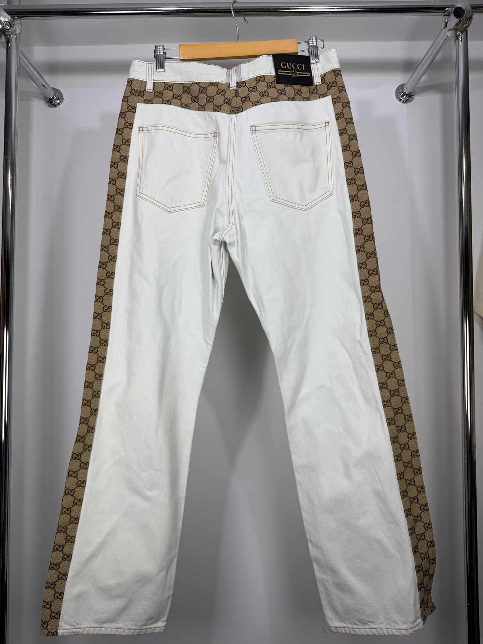 Completo Gucci bianco e marrone L