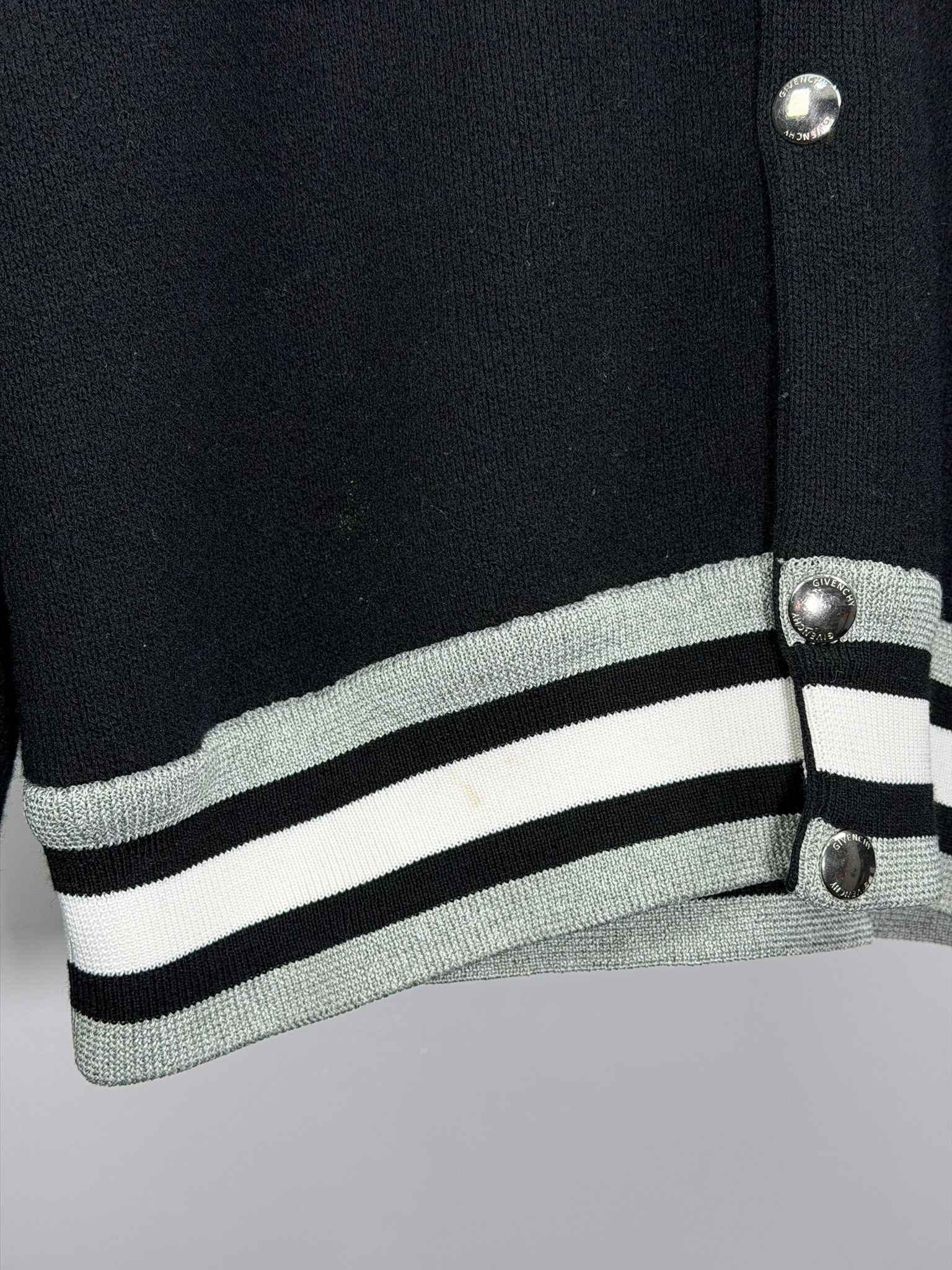 Giacca leggera Givenchy Size L nera grigia e bianca