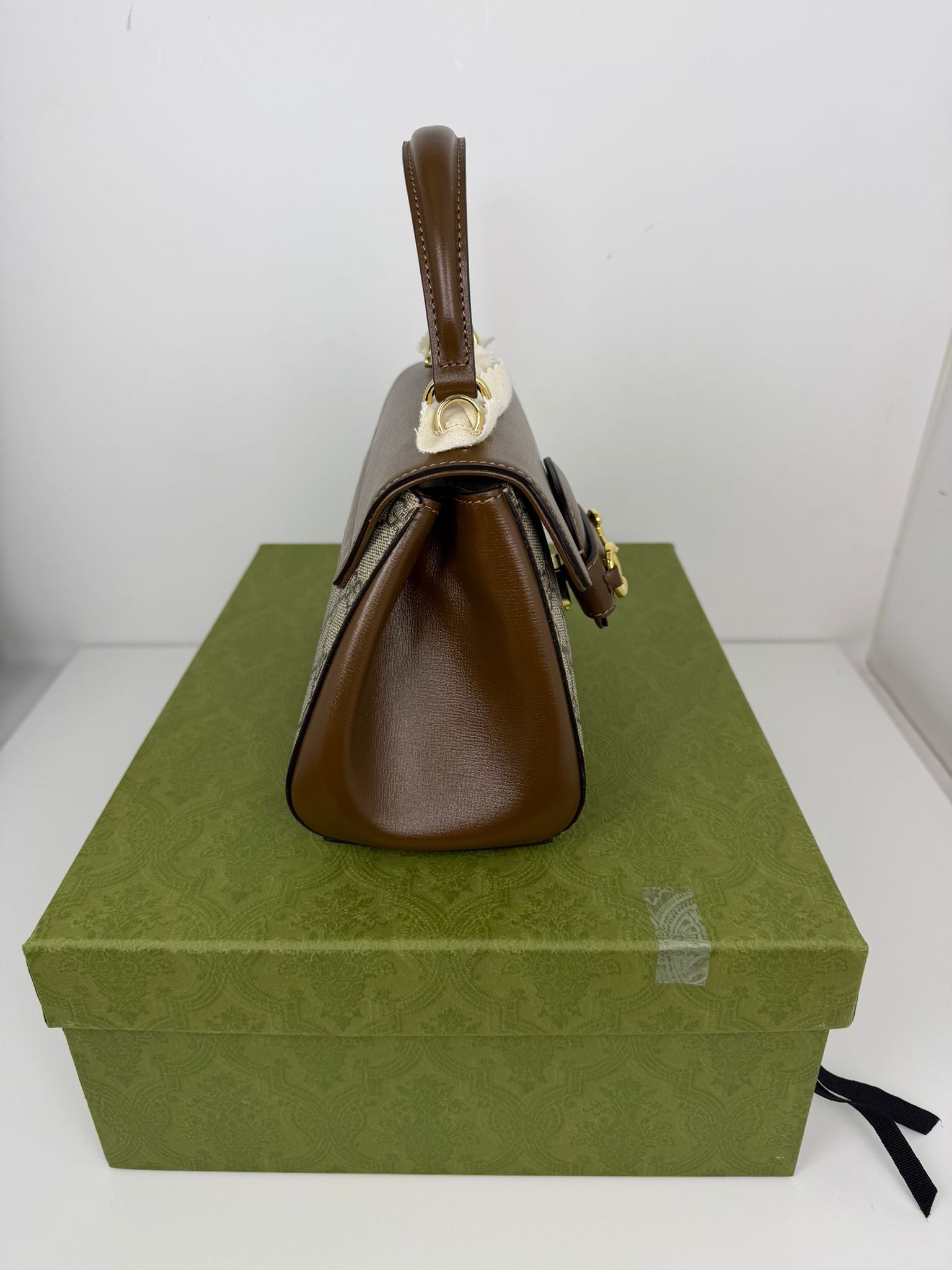 Borsa Gucci beige e marrone