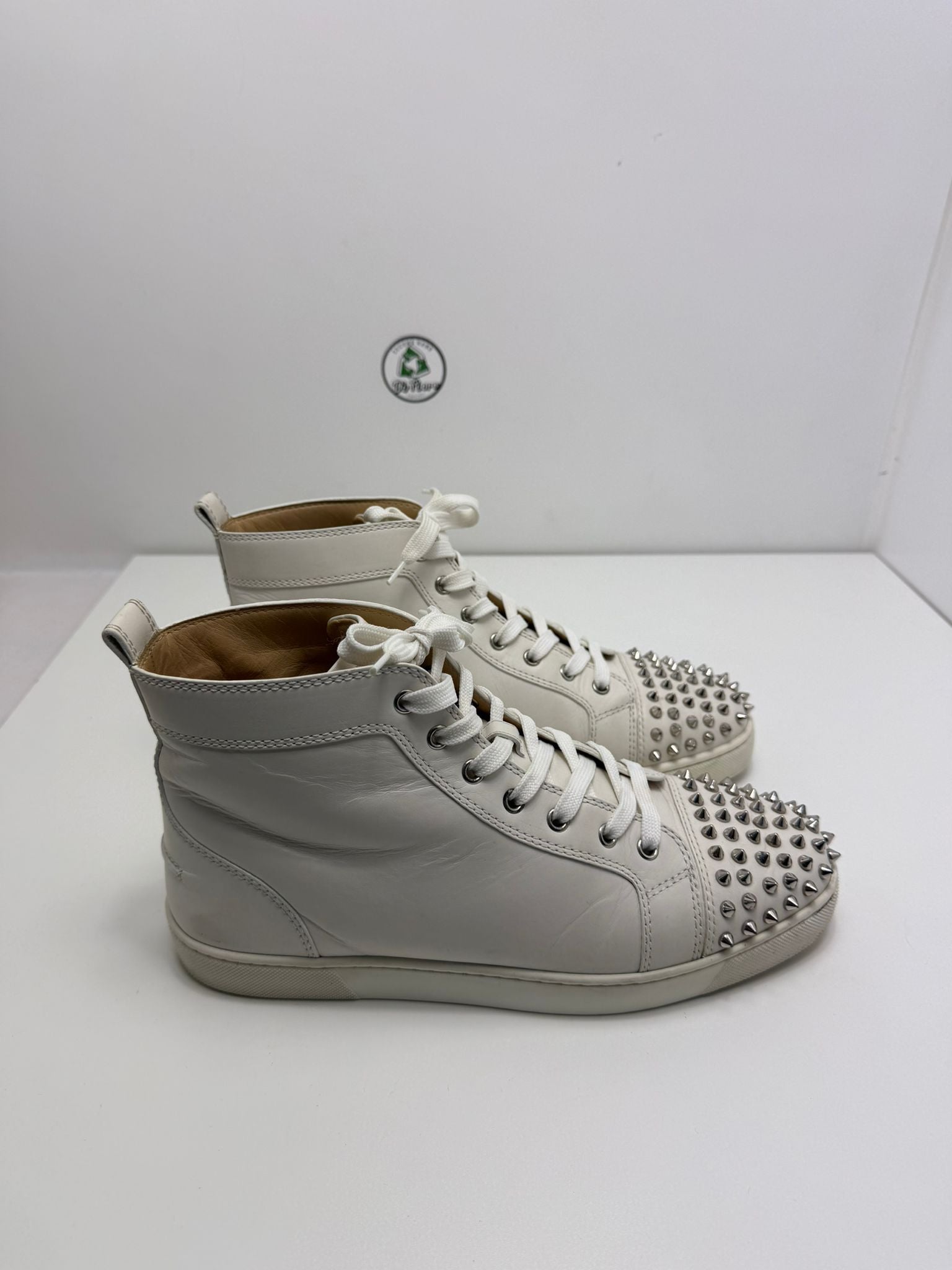 Christian Louboutin 43 bianco alta