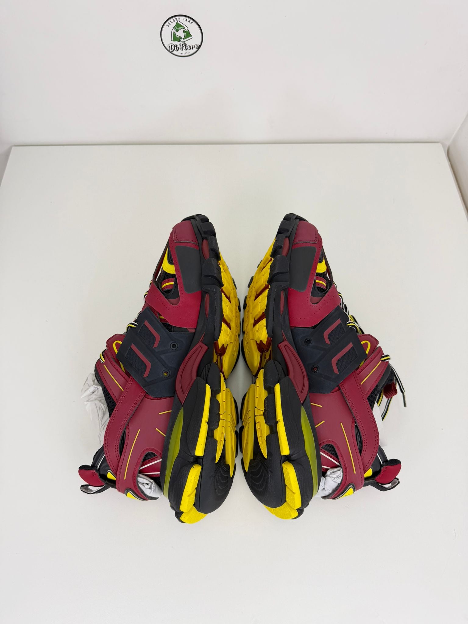 Balenciaga track 41 rossa gialla e nera