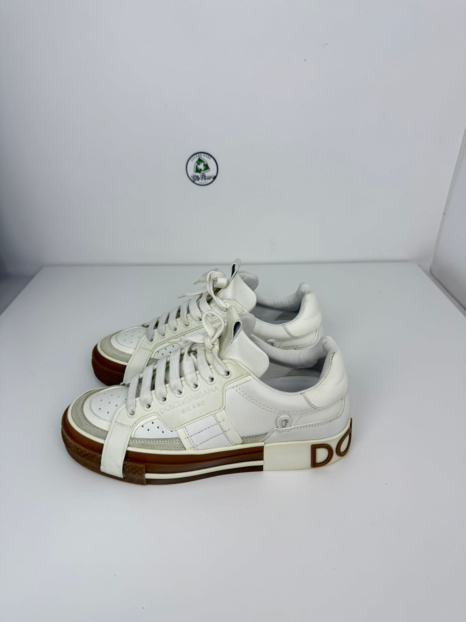 Dolce e gabbana 37 bianco e marrone