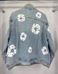 Giacca Levis X denim tears Size XL azzurra e bianca