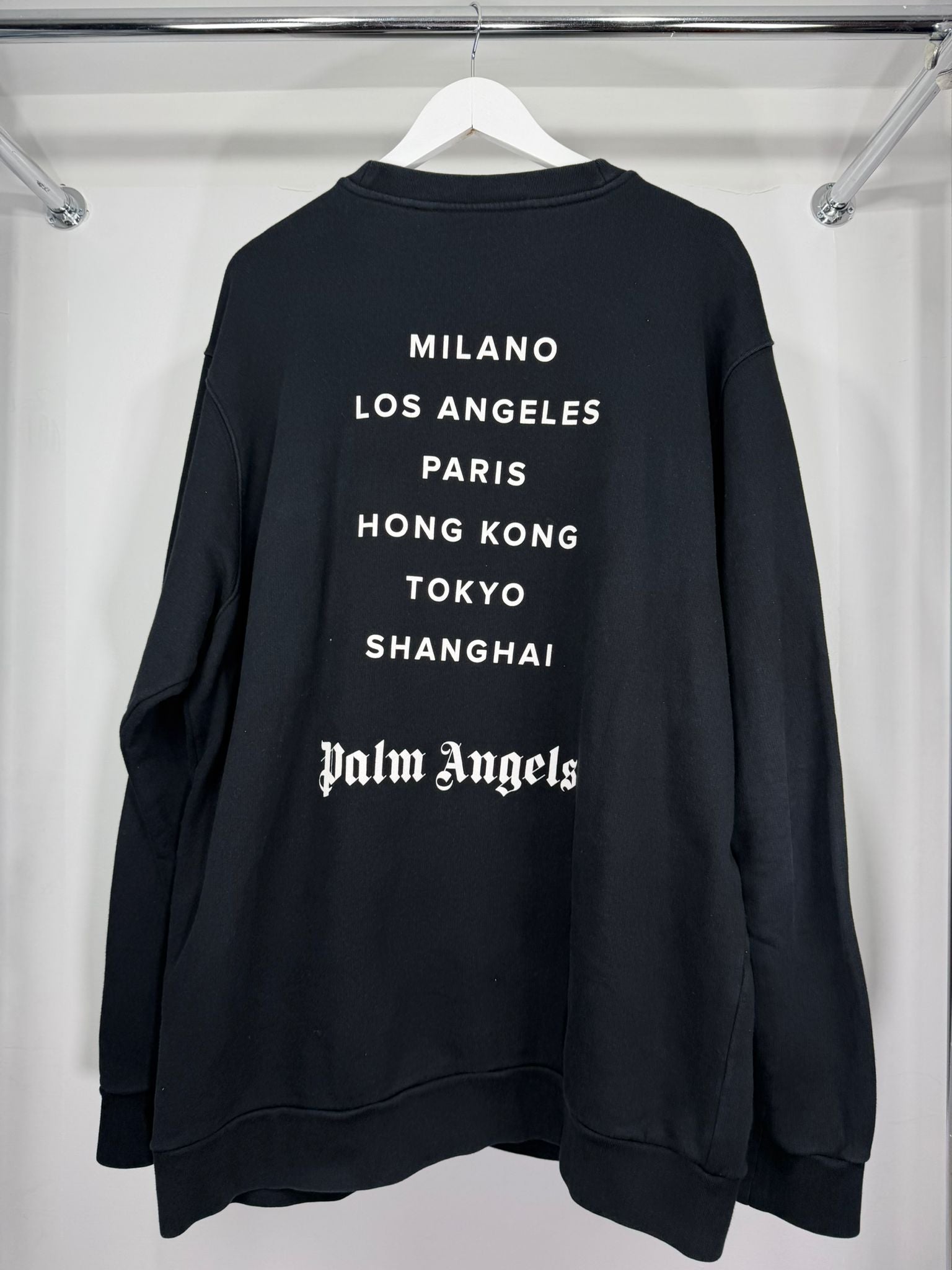 Felpa Palm Angels Size XL nera
