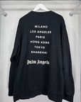 Felpa Palm Angels Size XL nera