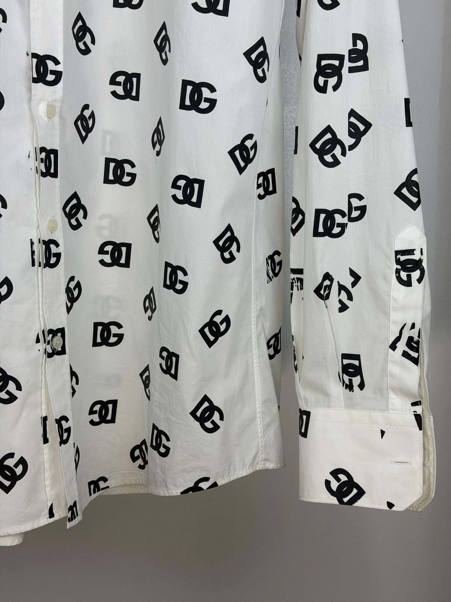 camicia Dolce e Gabbana Size 42 bianca e nera