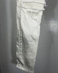 Jeans Balmain Size 48 bianco e argento