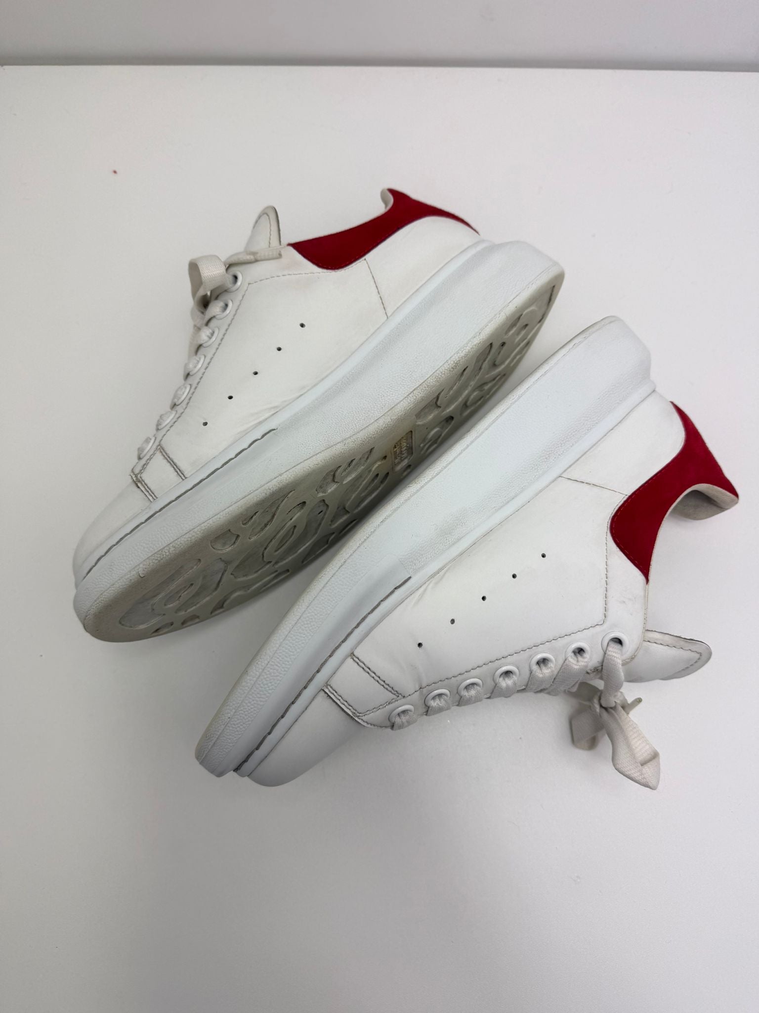 Alexander McQueen 41 bianche rosse