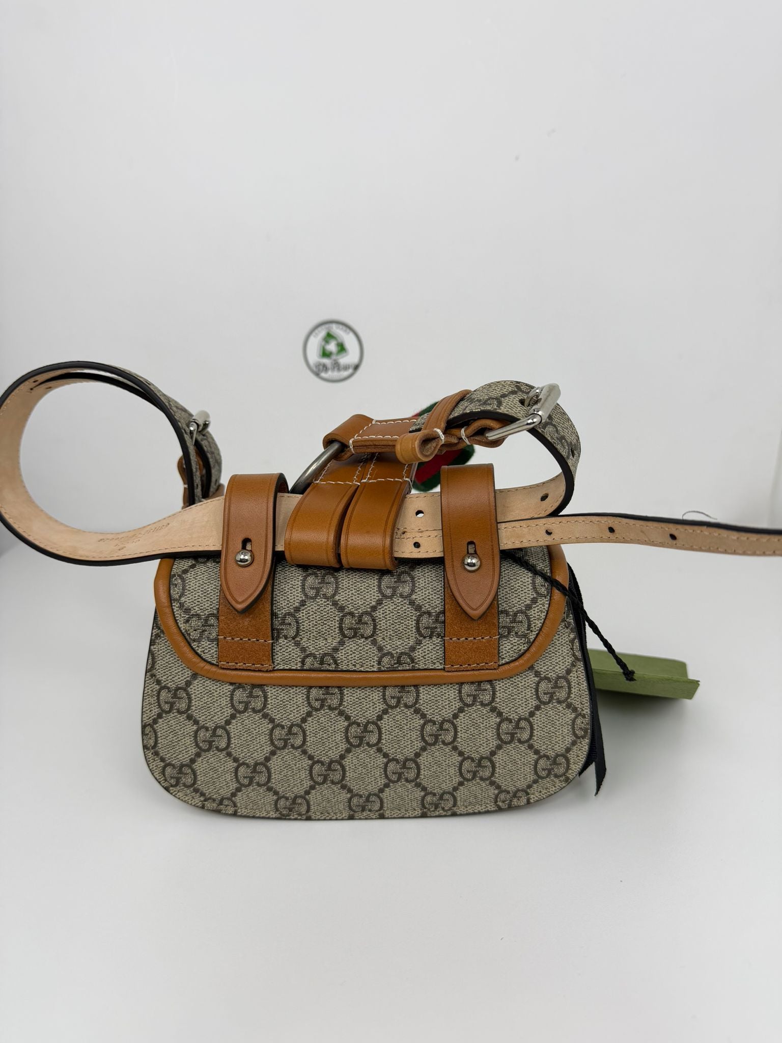 Marsupio Gucci beige in tela